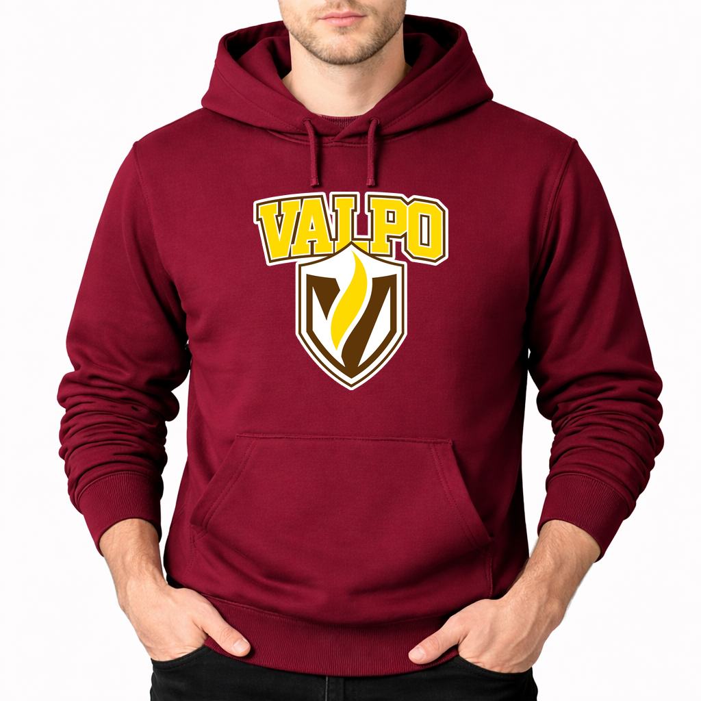 Men's Valparaiso Crusaders Pullover Hoodie - Burgundy
