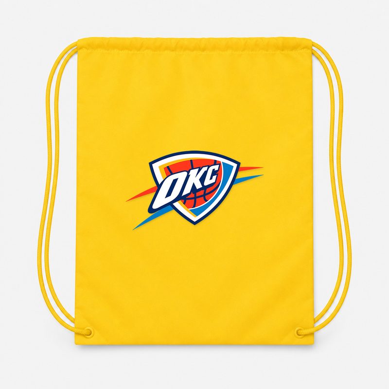 Oklahoma City Thunder Drawstring Bag - Yellow