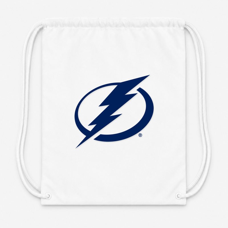 Tampa Bay Lightning Drawstring Bag - White