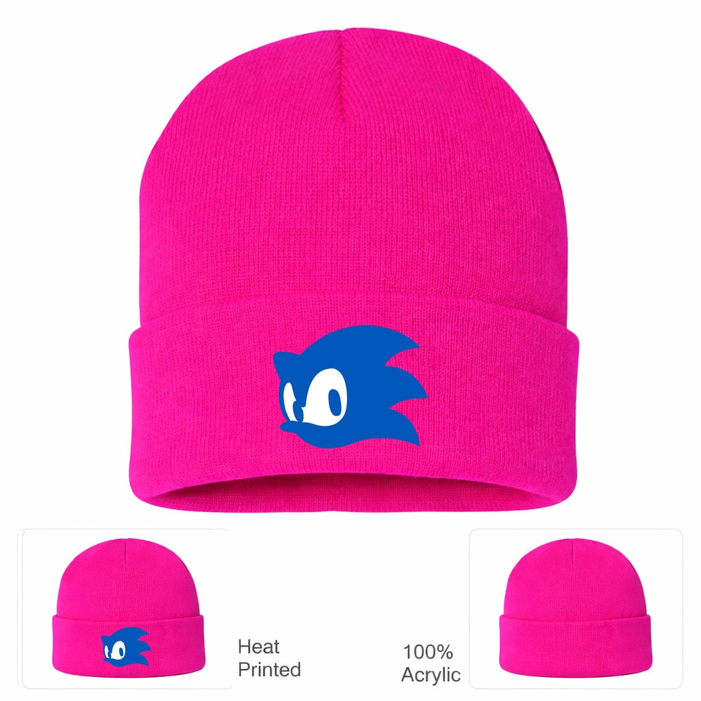 Sonic the Hedgehog Beanie Hat - Hot Pink