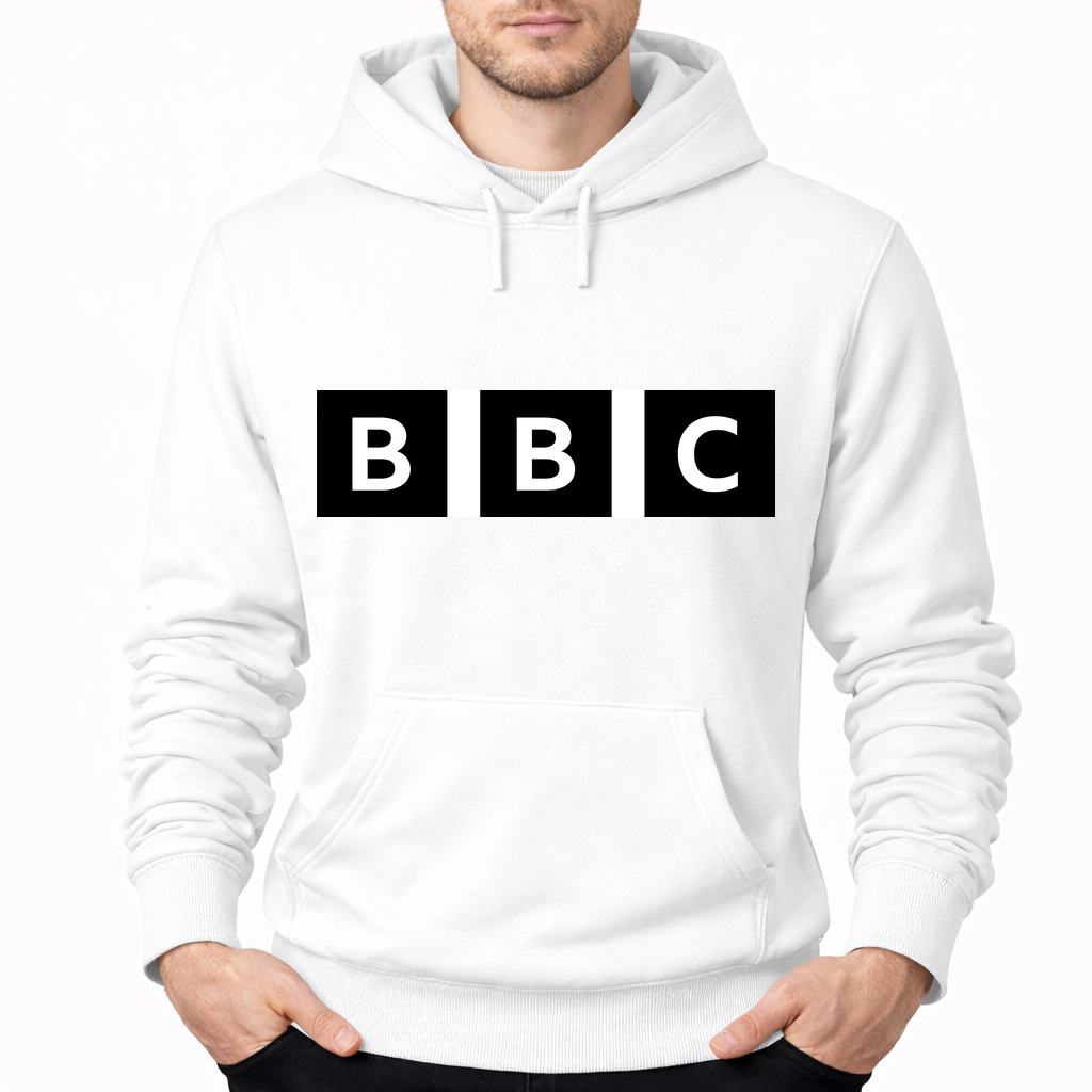 Men's BBC Pullover Hoodie - White