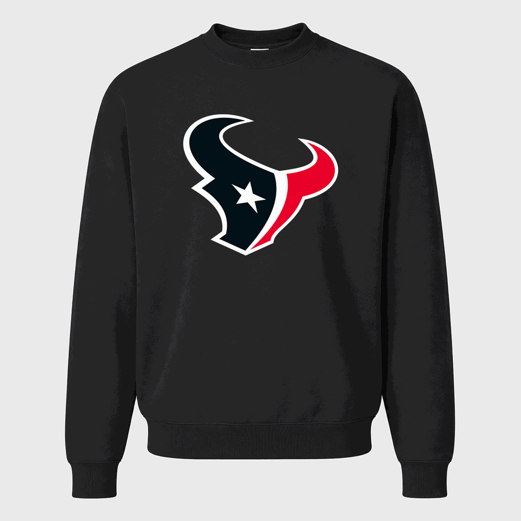 Men's Houston Texans Crewneck Sweatshirt - Black