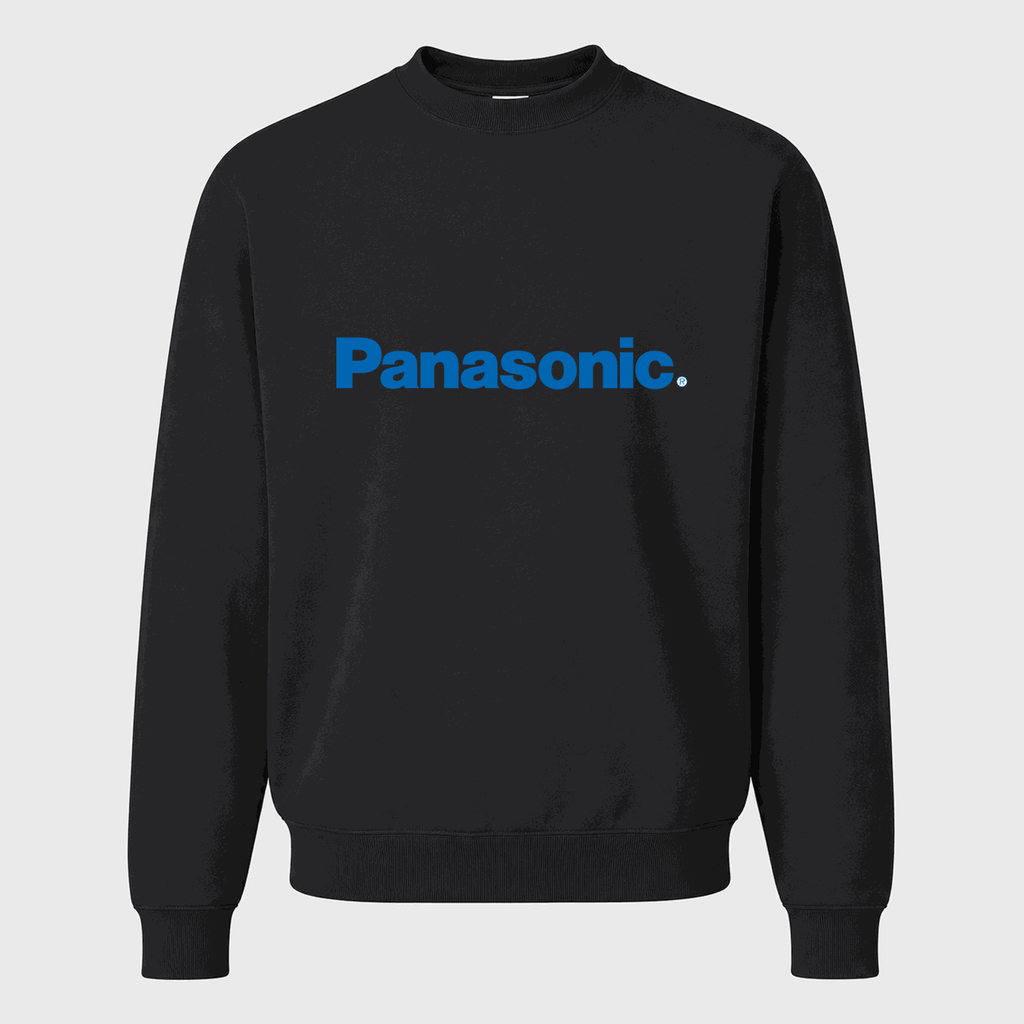 Men's Panasonic Crewneck Sweatshirt - Black