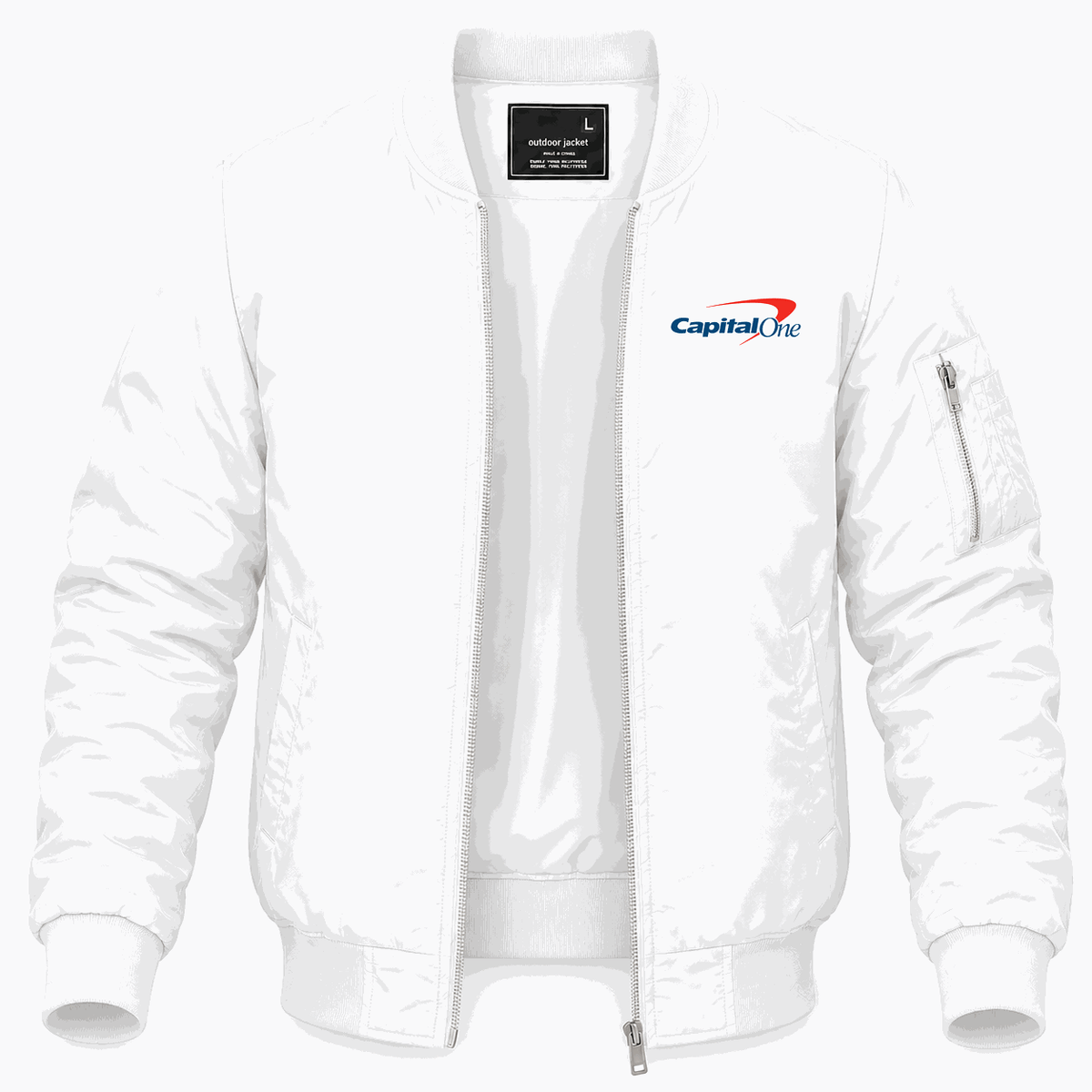 Men's Capital One Lightweight Bomber Jacket - White