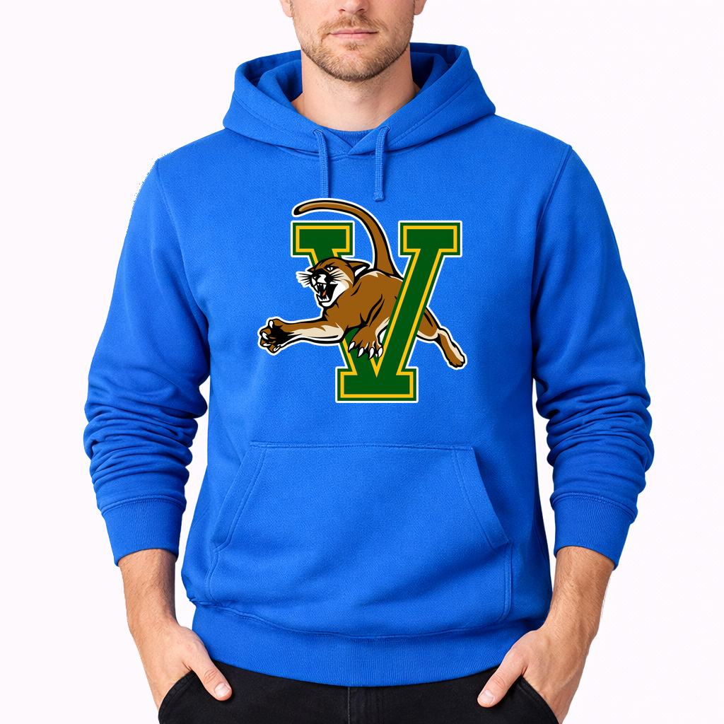 Men's Vermont Catamounts Pullover Hoodie - Azure