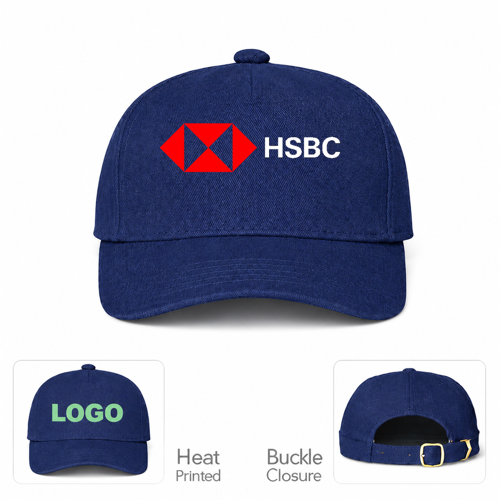 HSBC Navy Dad Baseball Cap Hat