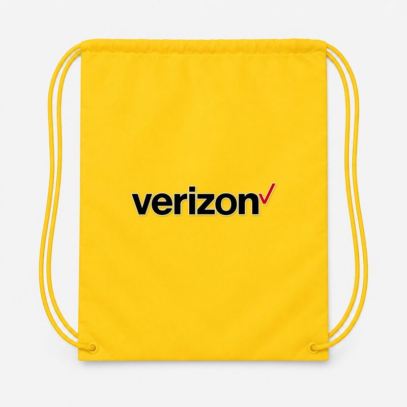 Verizon Drawstring Bag - Yellow
