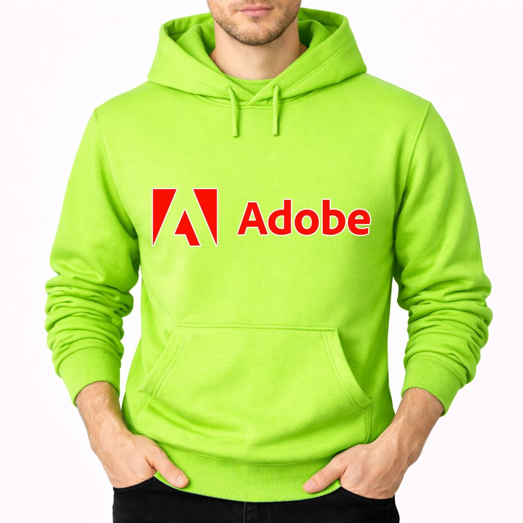 Men's Adobe Pullover Hoodie - Lime green