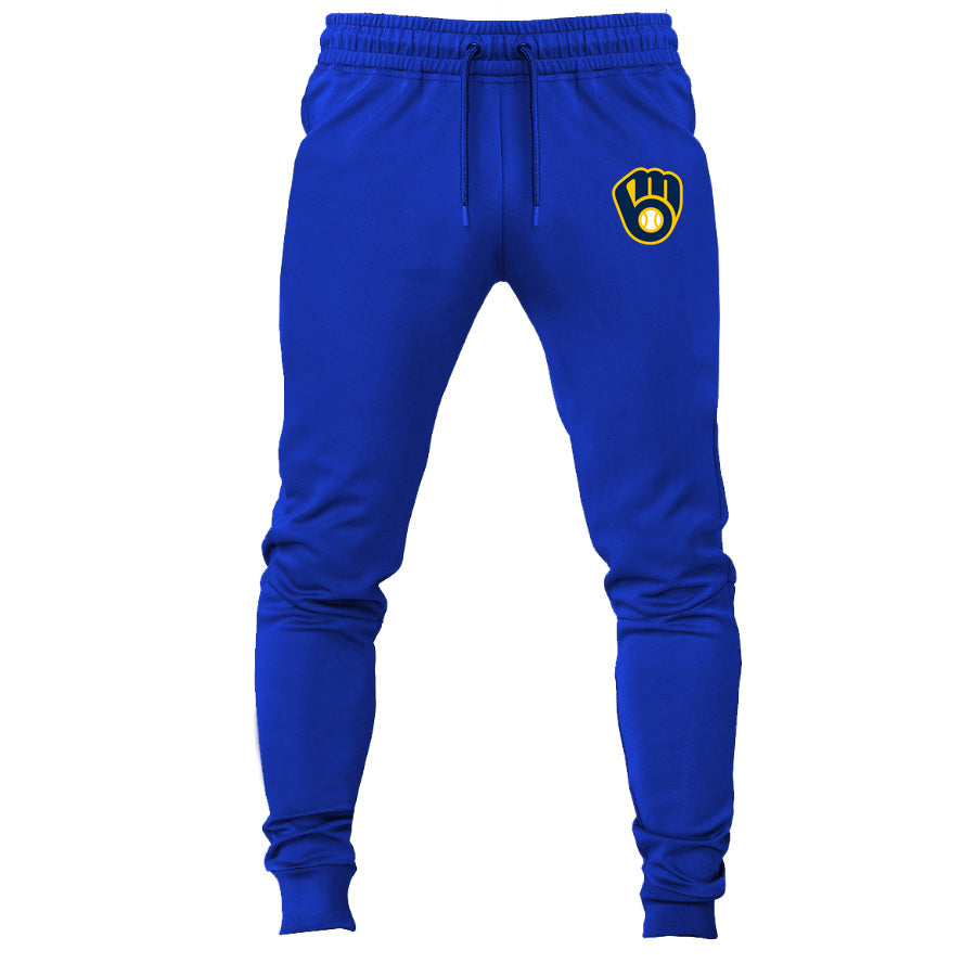 Milwaukee Brewers joggers sweatpants - Royal Blue