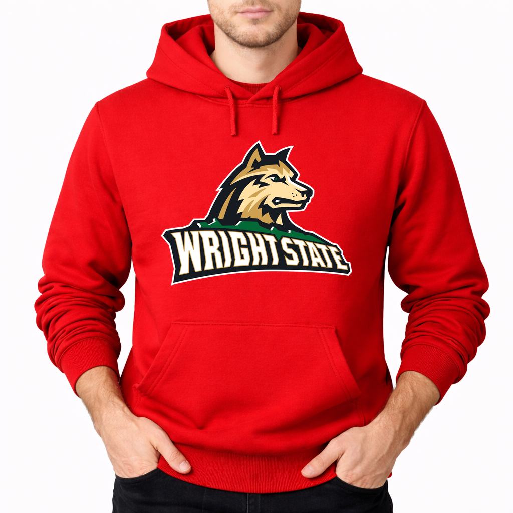 Men's Wright State Raiders Pullover Hoodie - Red