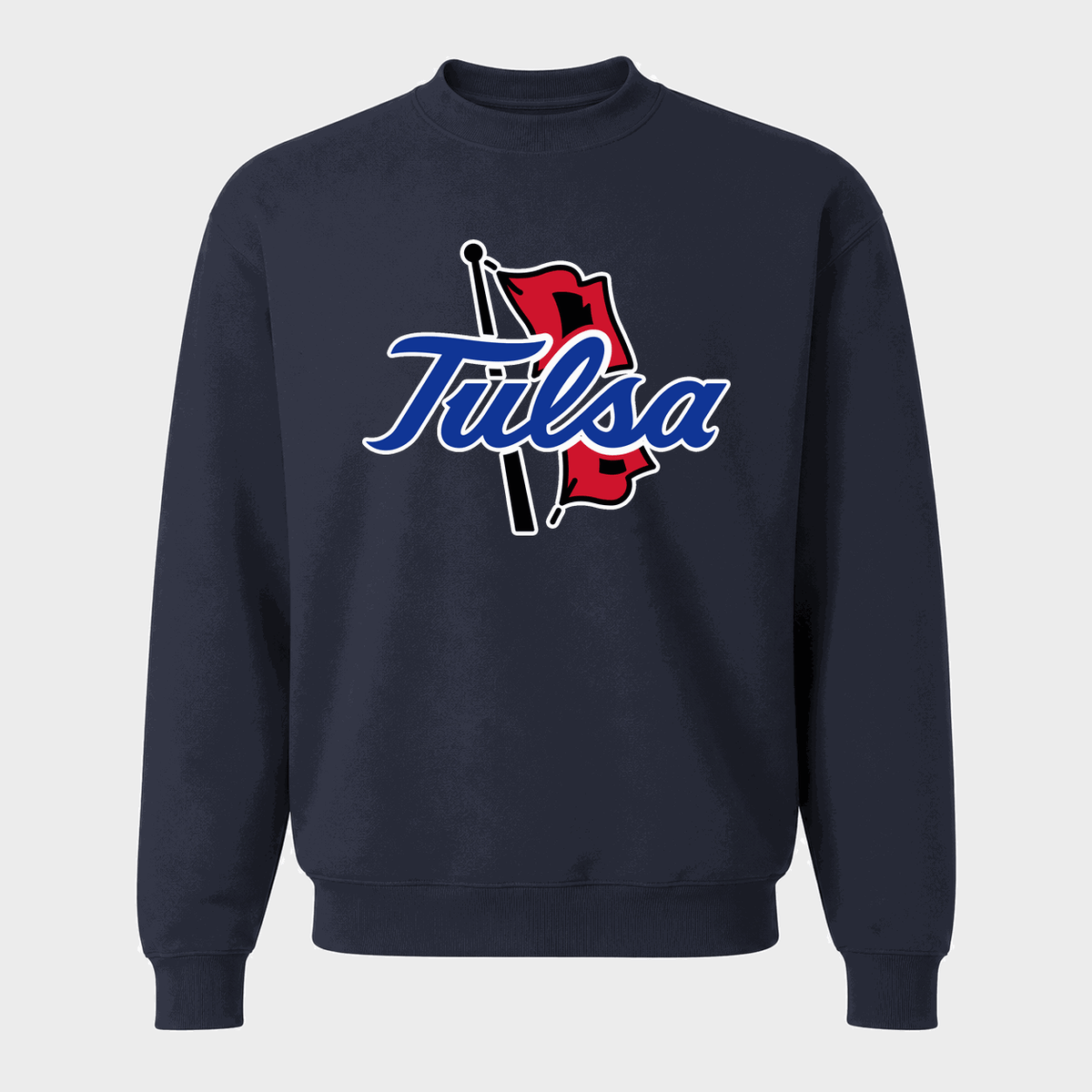 Men's Tulsa Golden Hurricane Crewneck Sweatshirt - Navy
