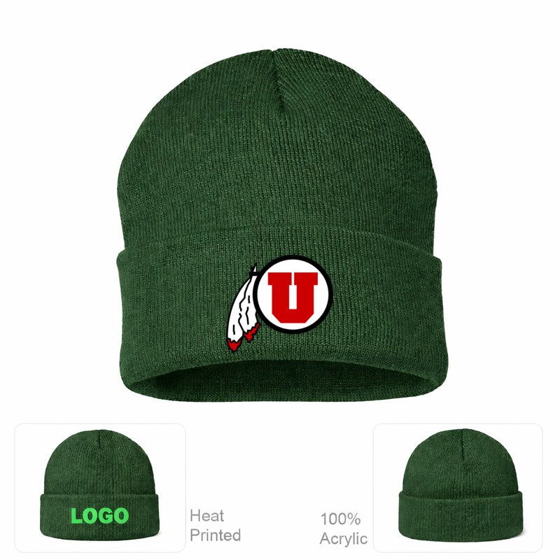 Utah Utes Forest Green Beanie Hat