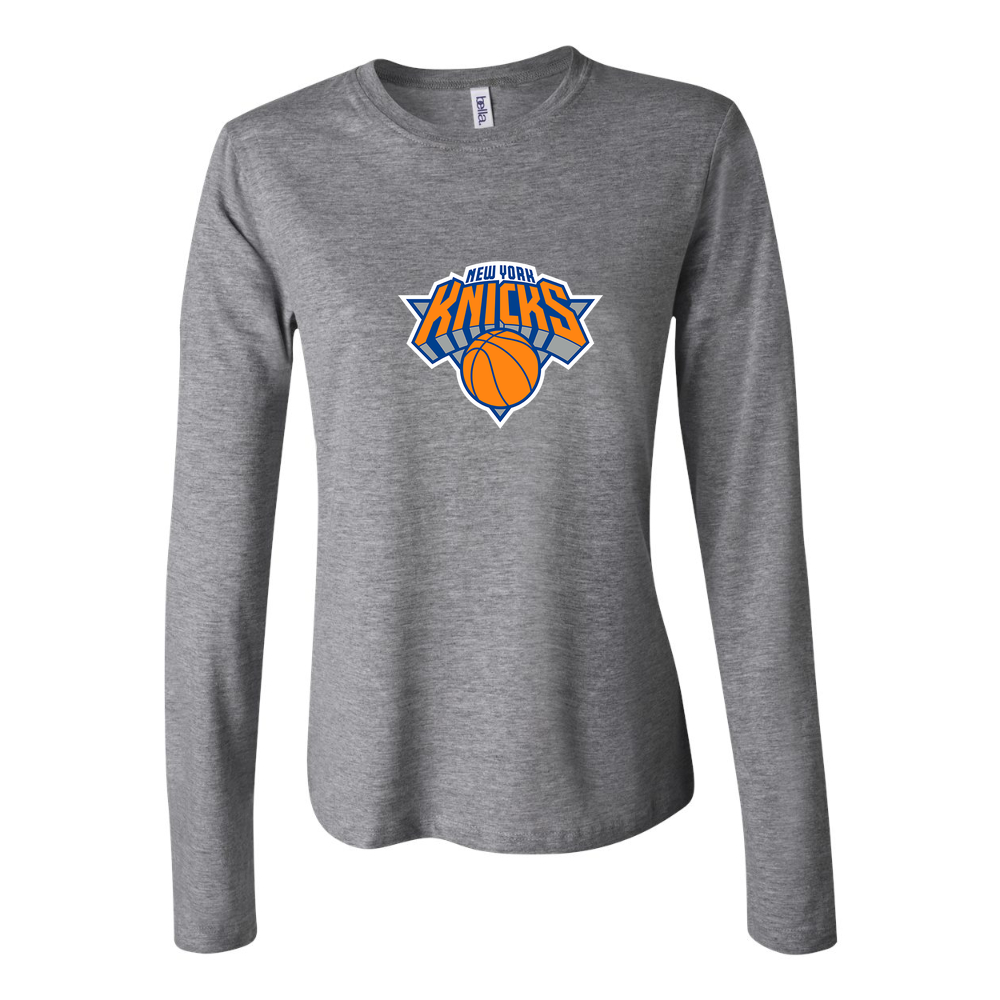 Women's New York Knicks Long Sleeve T-Shirt - Gray