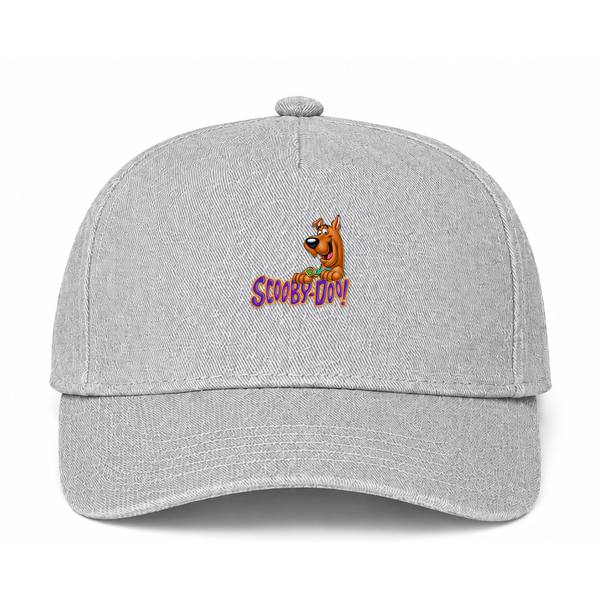 Scooby-Doo Logo Gray Dad Baseball Cap Hat