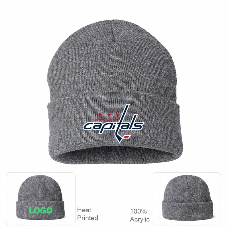 Washington Capitals Grey Beanie Hat