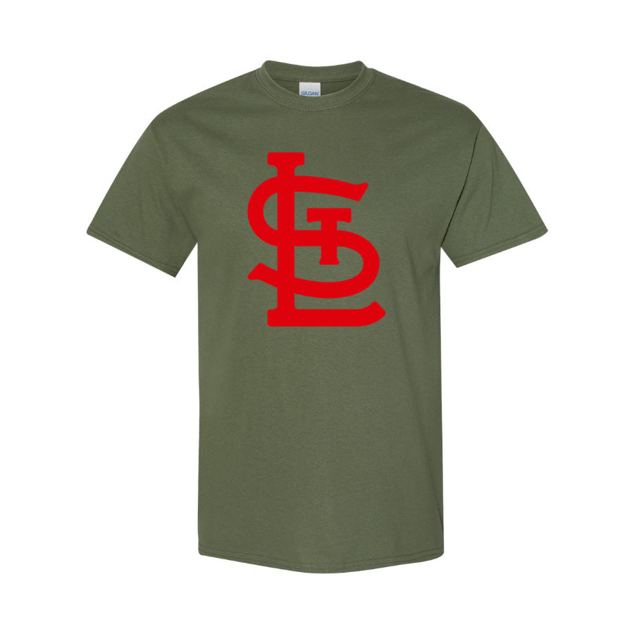 Men's St. Louis Cardinals Cotton T-Shirt - Army Green