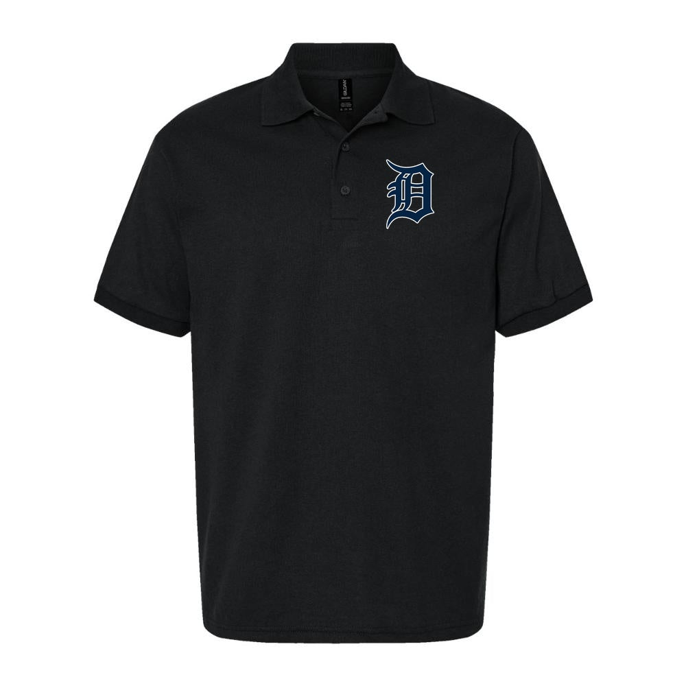 Men's Detroit Tigers Dry Blend Polo - Black