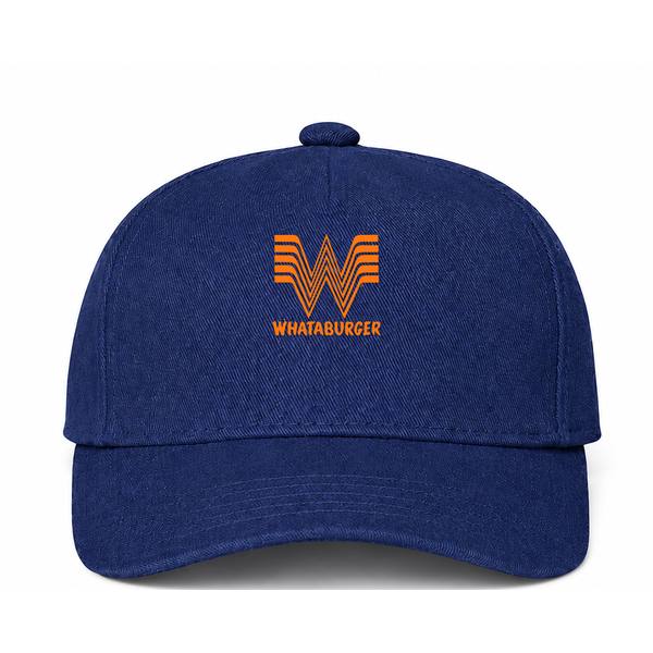 Whataburger Logo Navy Dad Baseball Cap Hat