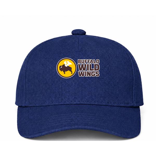 Buffalo Wild Wings Logo Version 2 Navy Dad Baseball Cap Hat