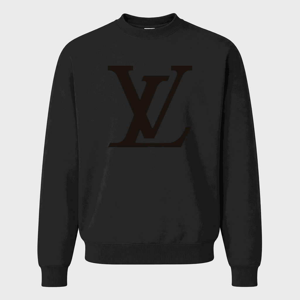 Men's Louis Vuitton Crewneck Sweatshirt - Black