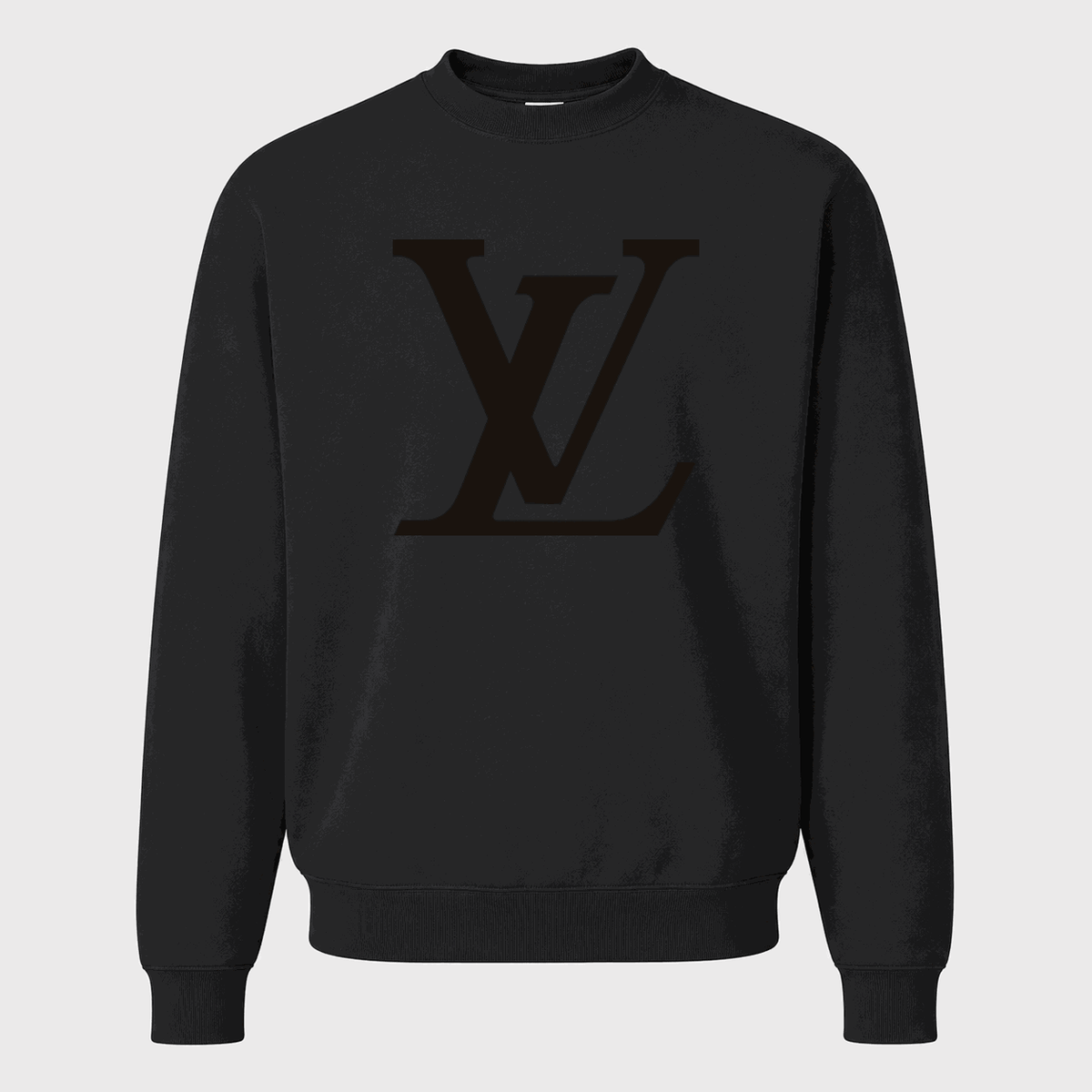 Men's Louis Vuitton Crewneck Sweatshirt - Black