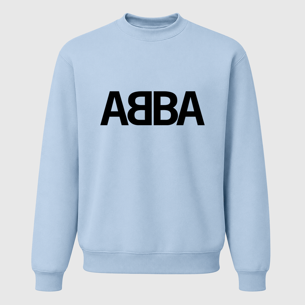 Men's ABBA Crewneck Sweatshirt - Sky Blue