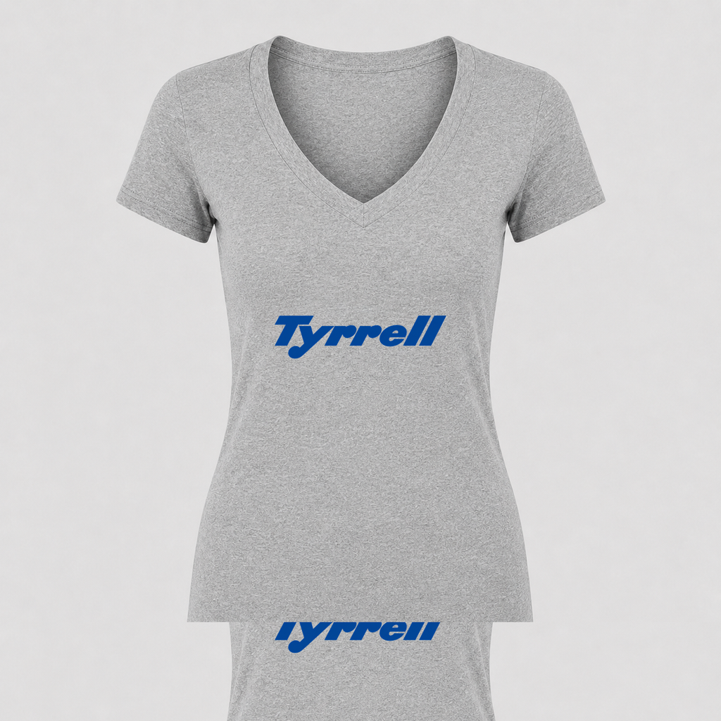 Women's Tyrrell V Neck T-Shirt in gray