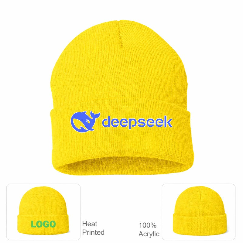 DeepSeek Yellow Beanie Hat