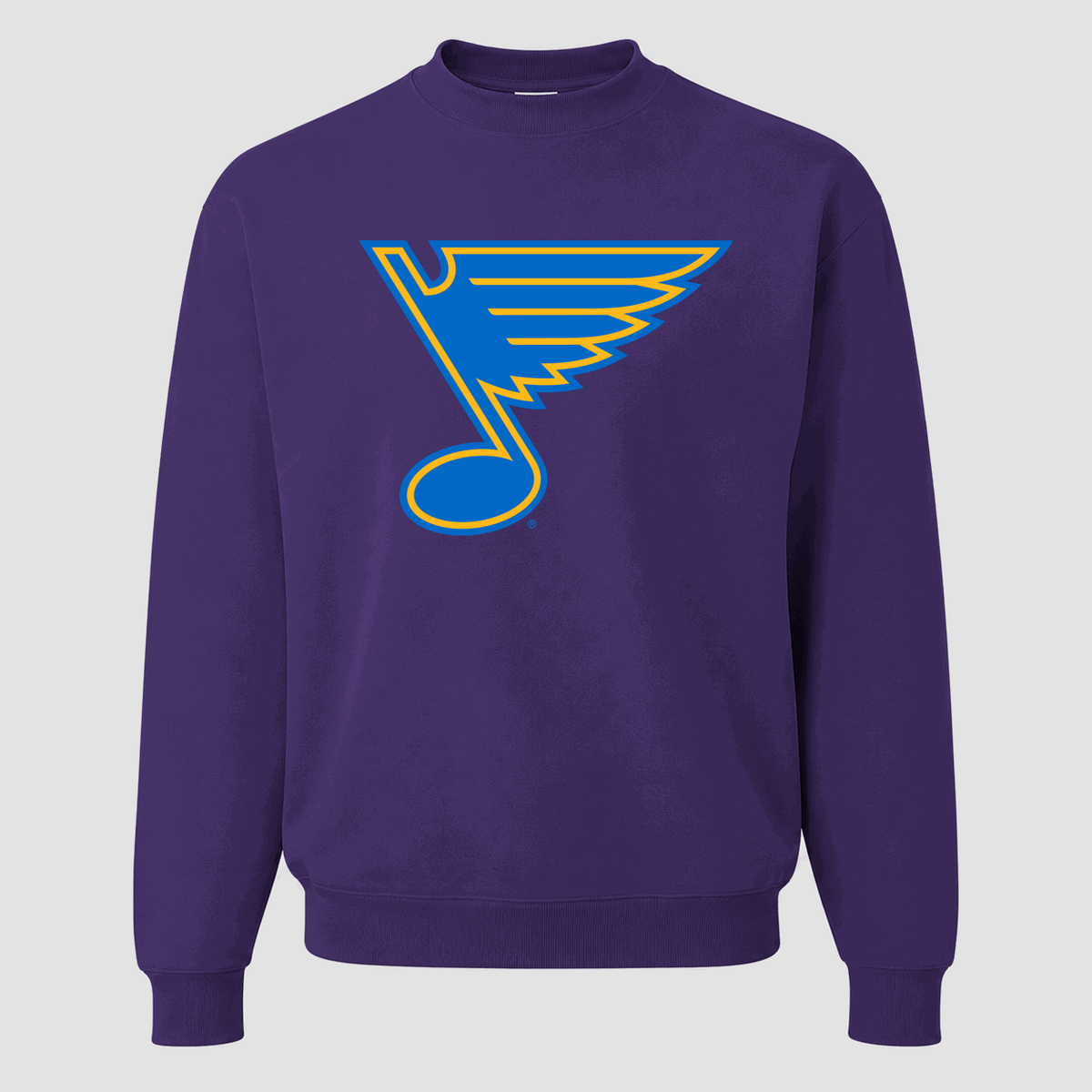 Men's St. Louis Blues Crewneck Sweatshirt - Purple
