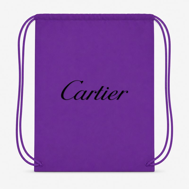 Cartier Drawstring Bag - Purple