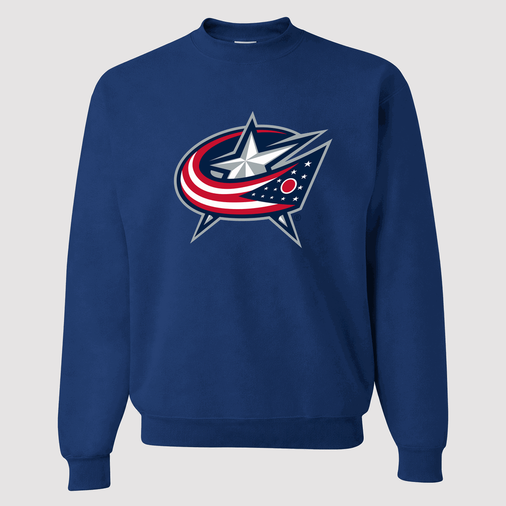 Men's Columbus Blue Jackets Crewneck Sweatshirt - Blue