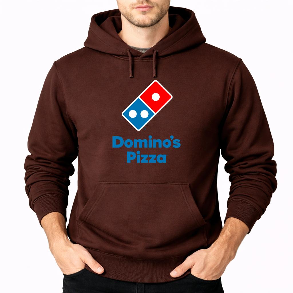 Men's Domino's Pizza Pullover Hoodie - Brown