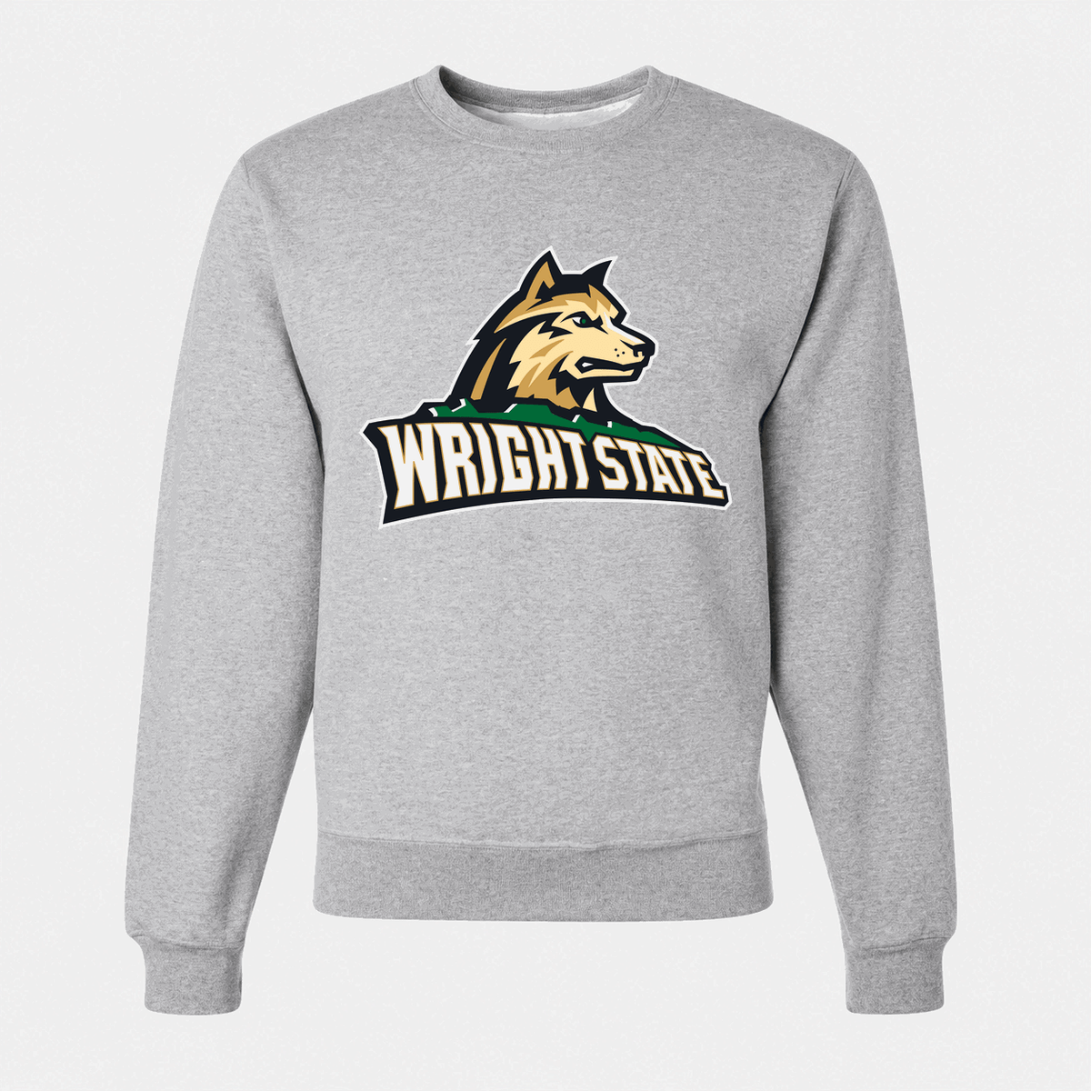 Men's Wright State Raiders Crewneck Sweatshirt - Gray