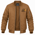 Men's Tour de France logo Lightweight Bomber Jacket - Brown