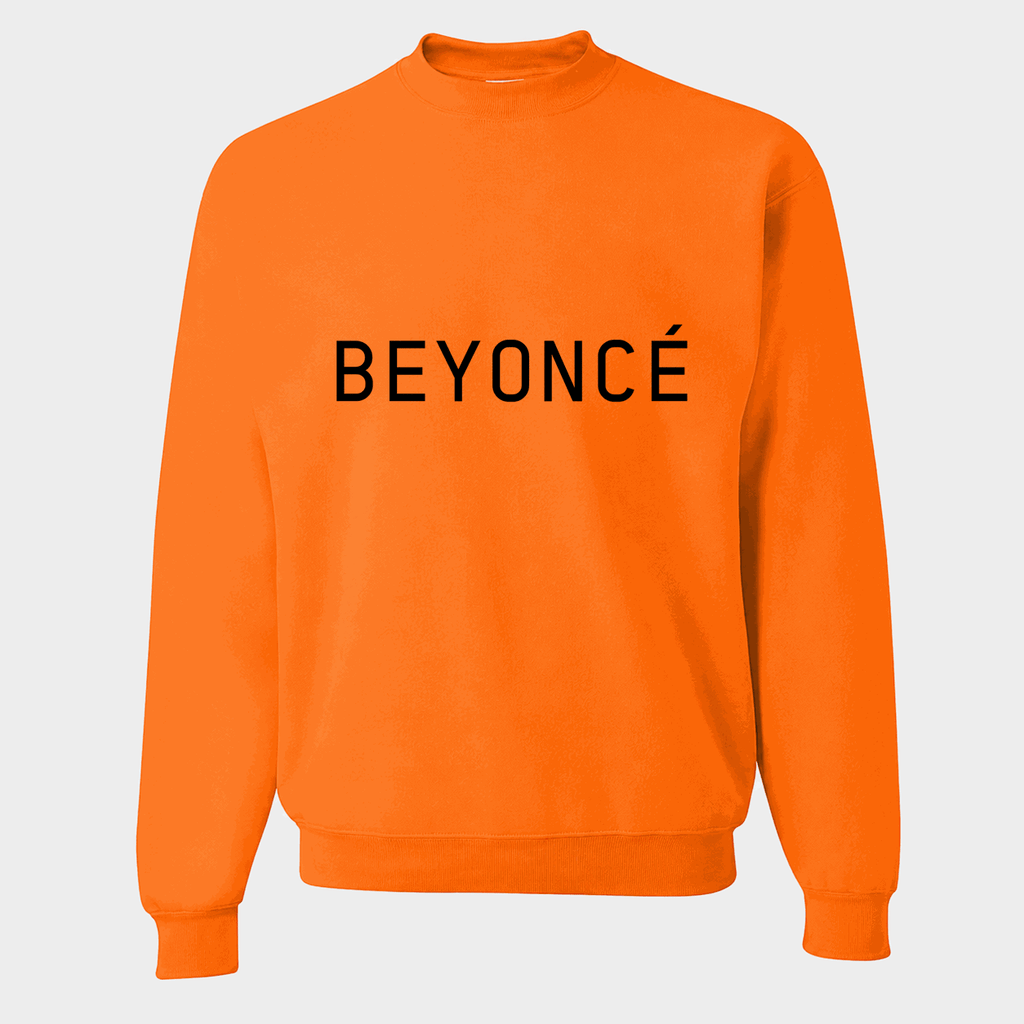 Men's Beyoncé Crewneck Sweatshirt - Orange