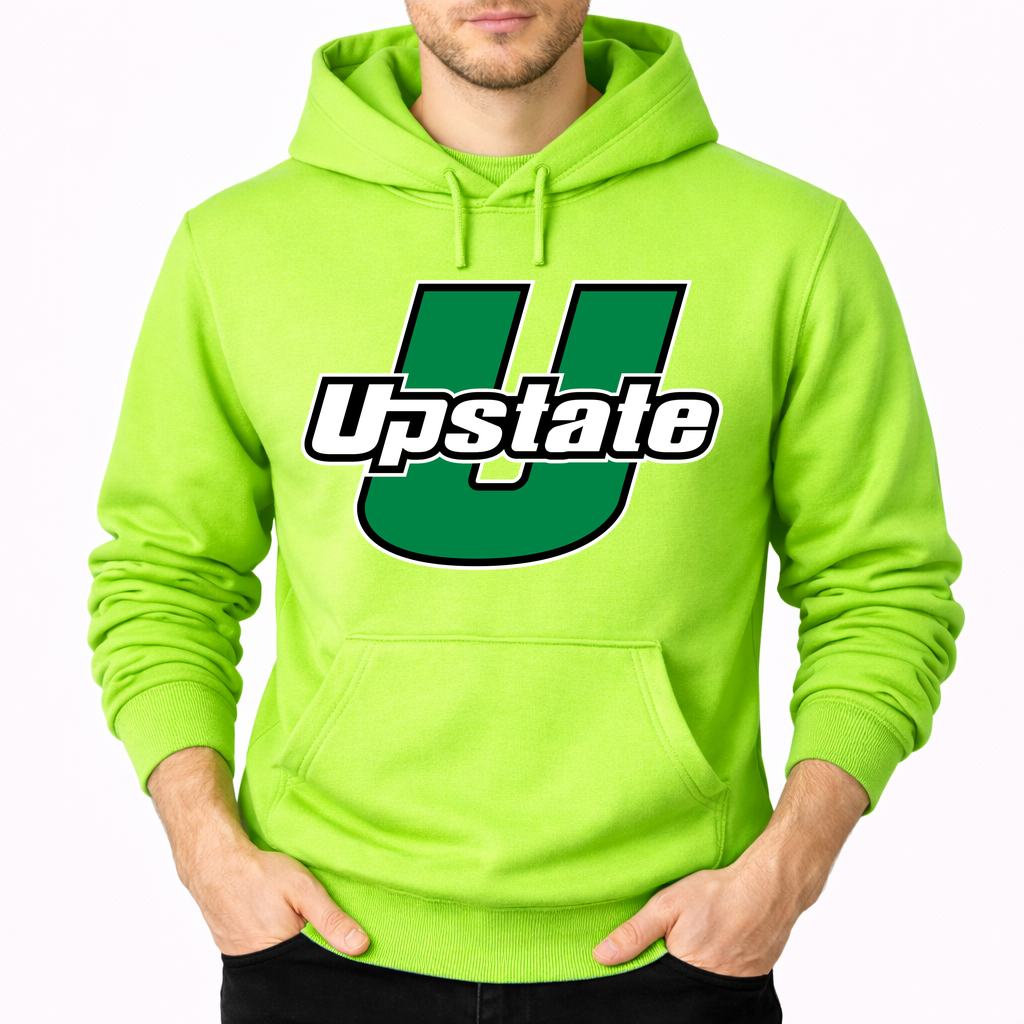 Men's USC Upstate Spartans Pullover Hoodie - Lime green