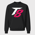 Men's Tekken 8 White Logo Crewneck Sweatshirt - Black