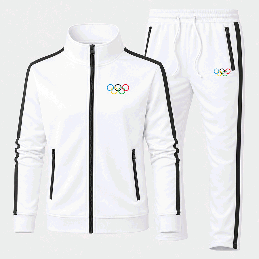 Olympic Ring BK tracksuit in White