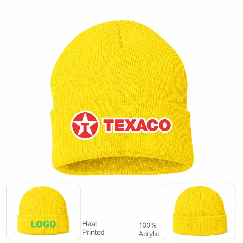 Texaco Yellow Beanie Hat