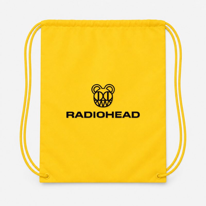 Radiohead Drawstring Bag - Yellow