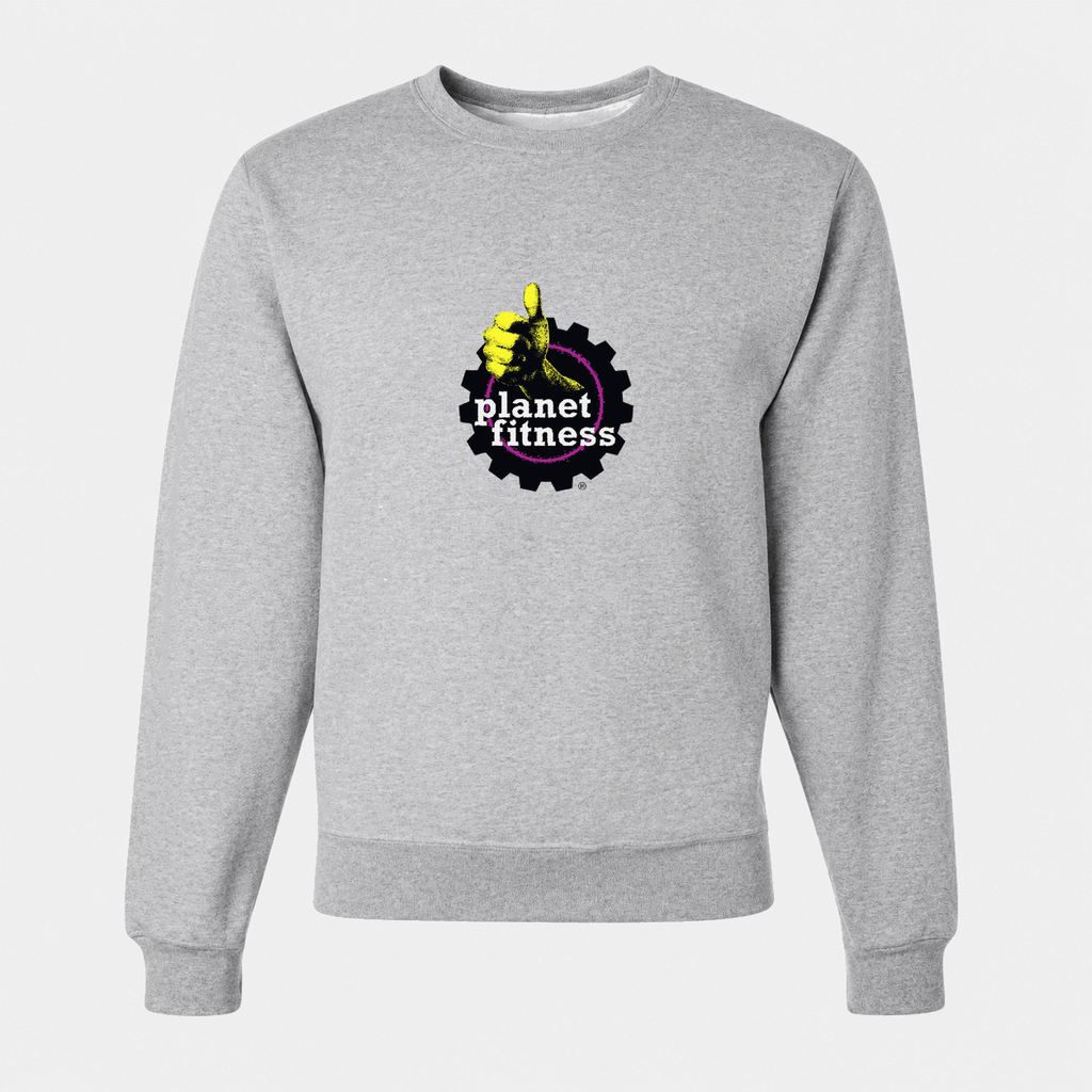 Men's Planet Fitness Crewneck Sweatshirt - Gray
