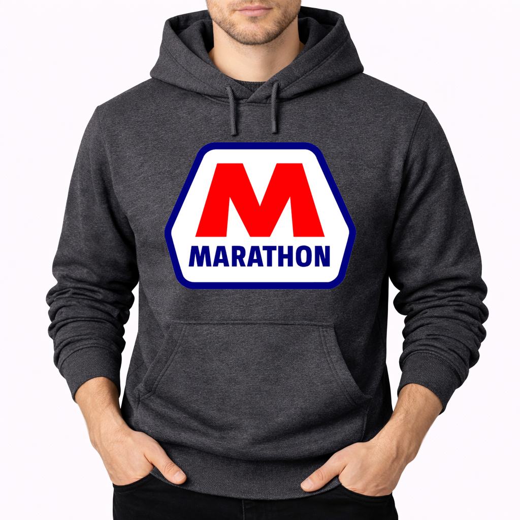 Men's Marathon Pullover Hoodie - Charcoal