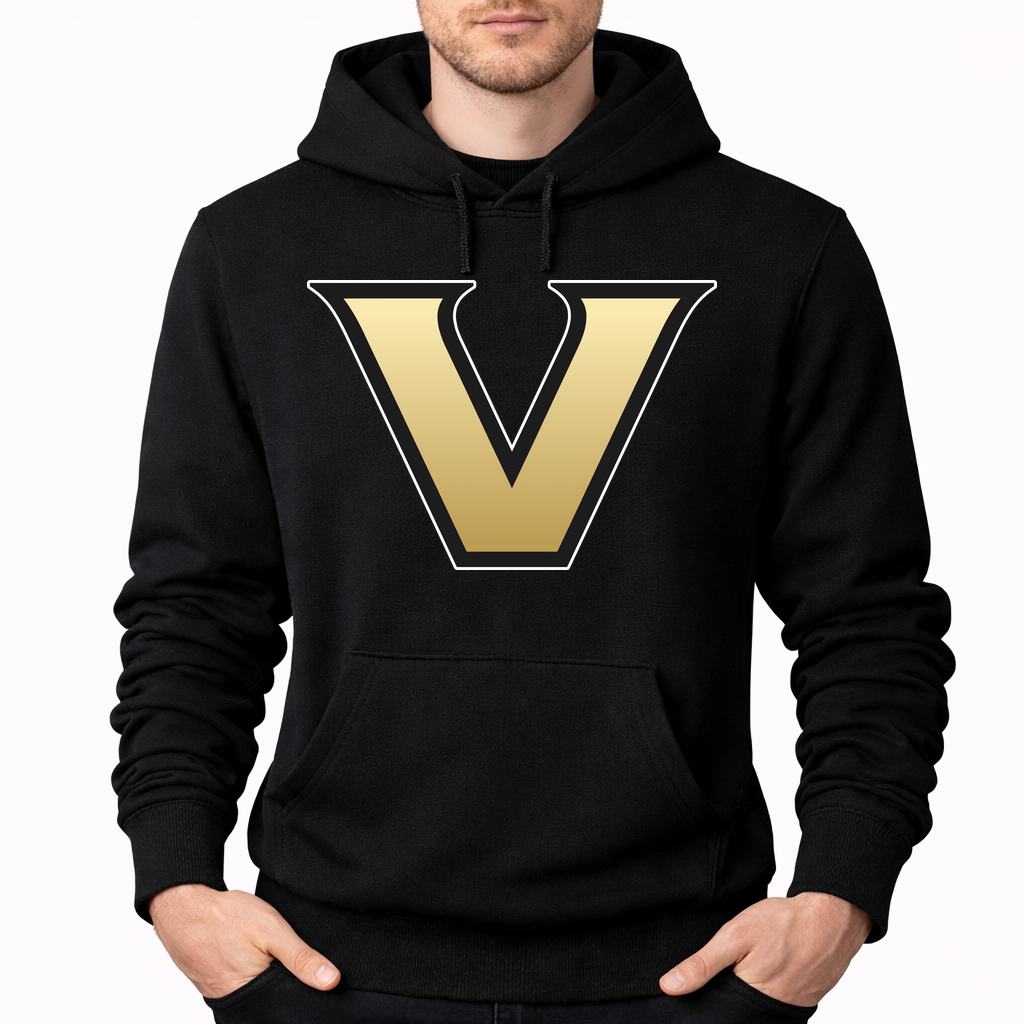 Men's Vanderbilt Commodores Pullover Hoodie - Black