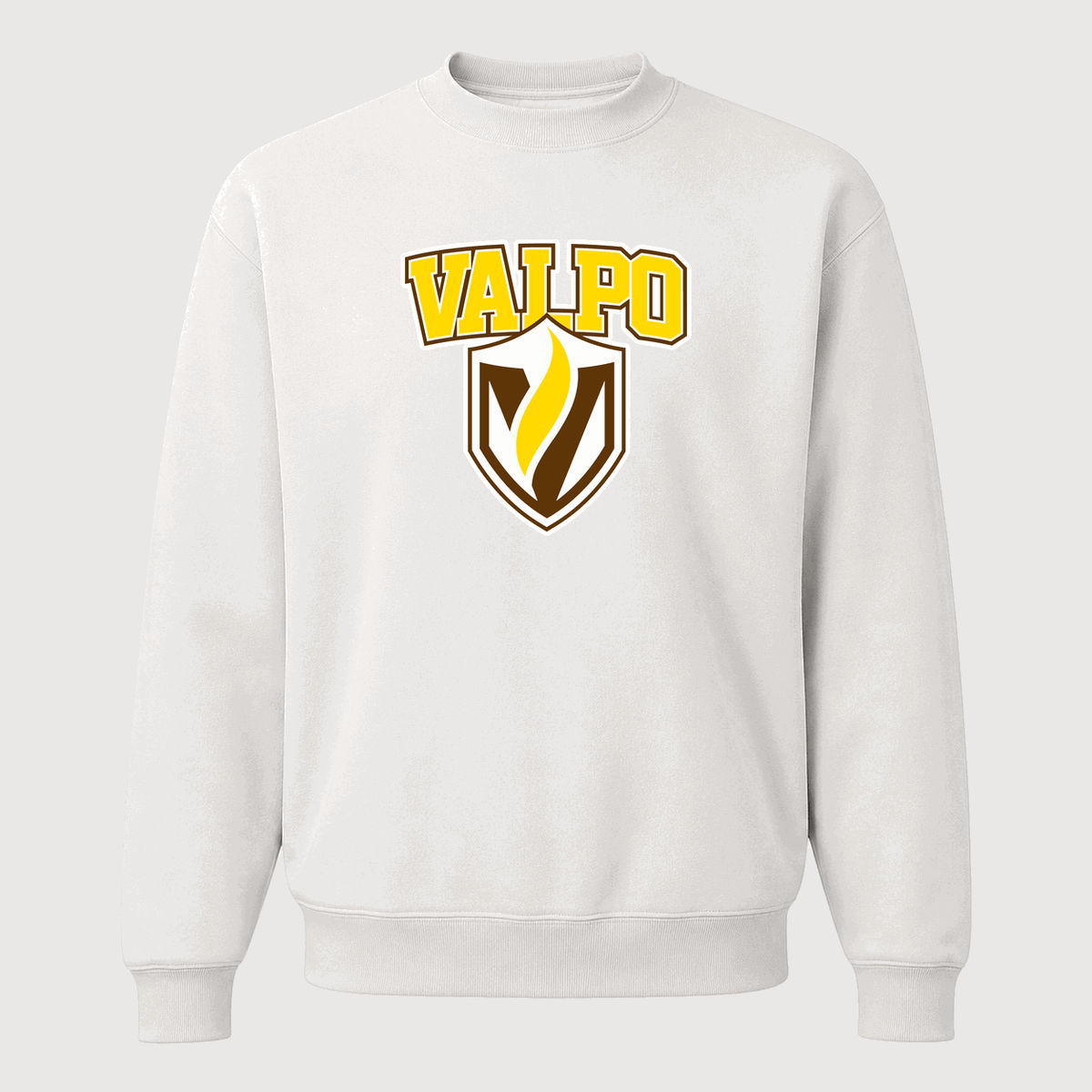 Men's Valparaiso Crusaders Crewneck Sweatshirt - White