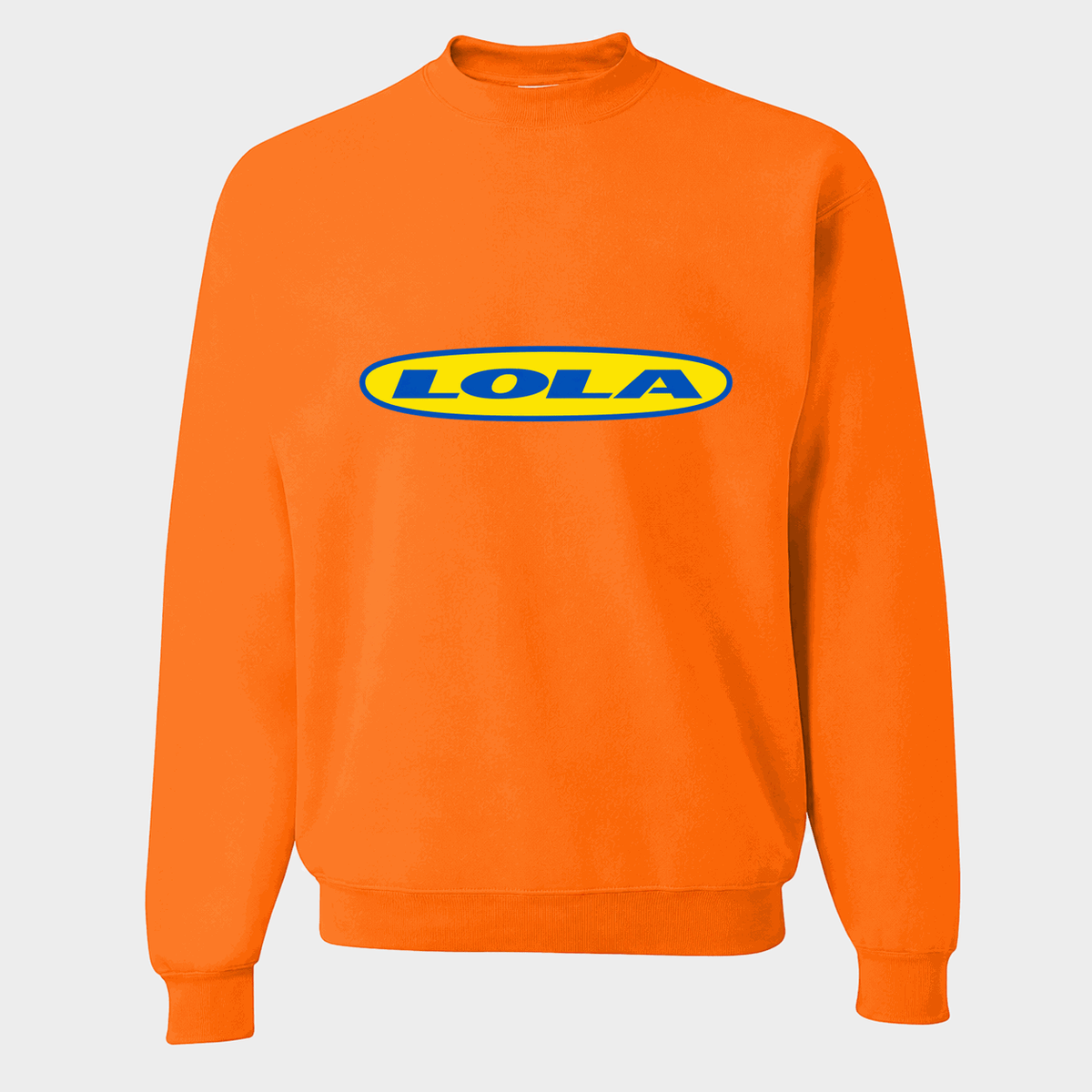 Men's Lola Crewneck Sweatshirt - Orange