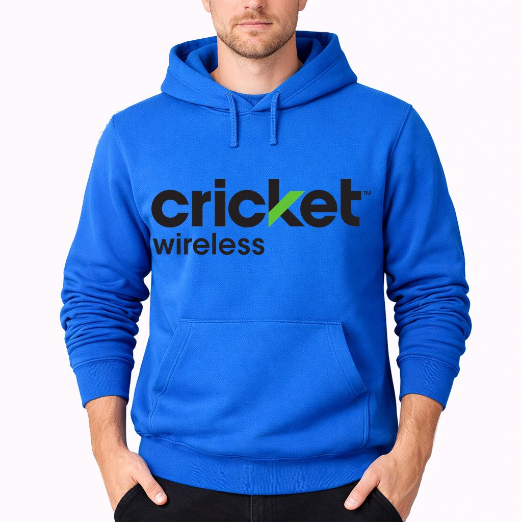 Men's Cricket Wireless Pullover Hoodie - Azure