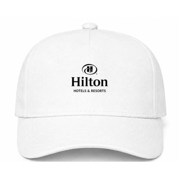 Hilton Logo White Dad Baseball Cap Hat