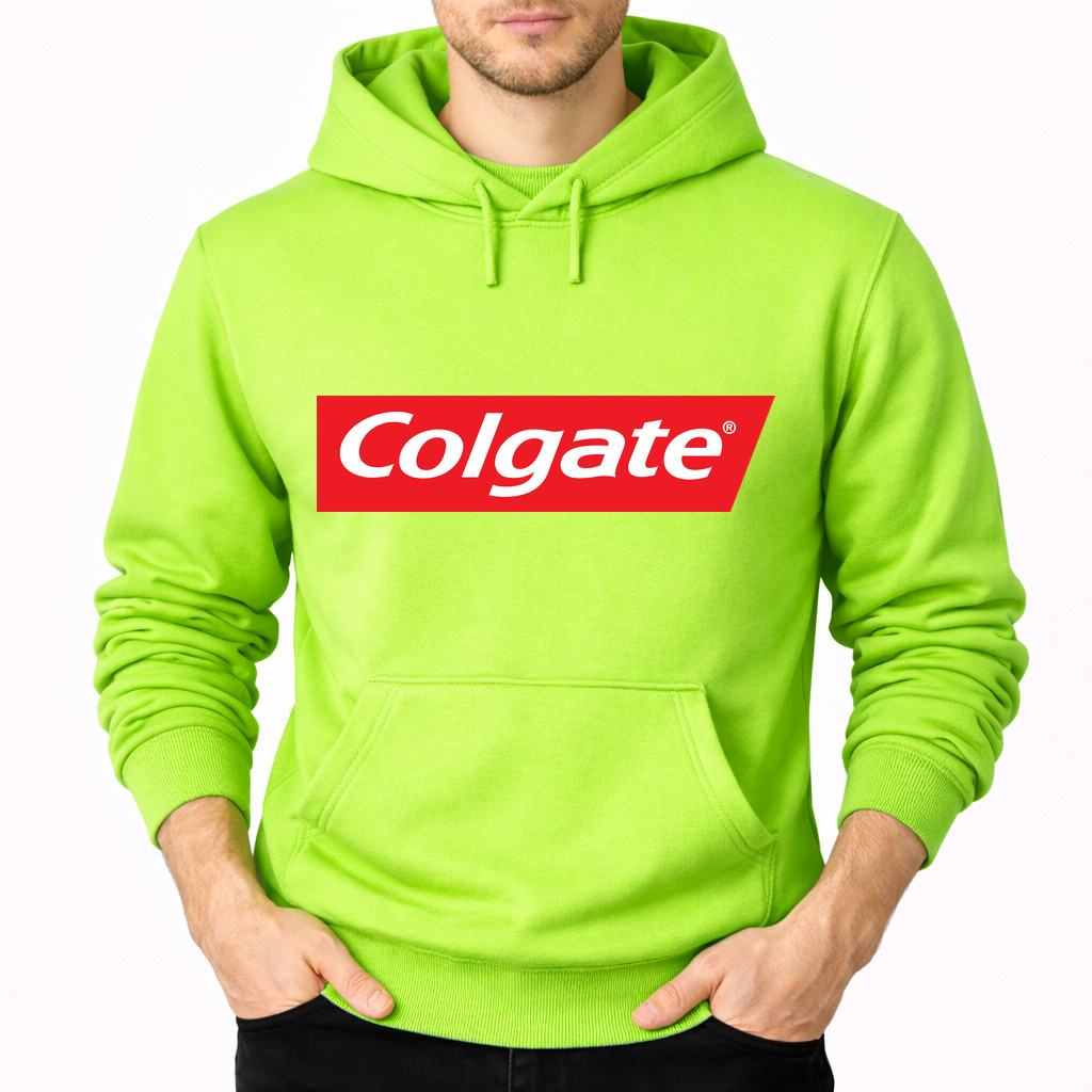 Men's Colgate Pullover Hoodie - Lime green