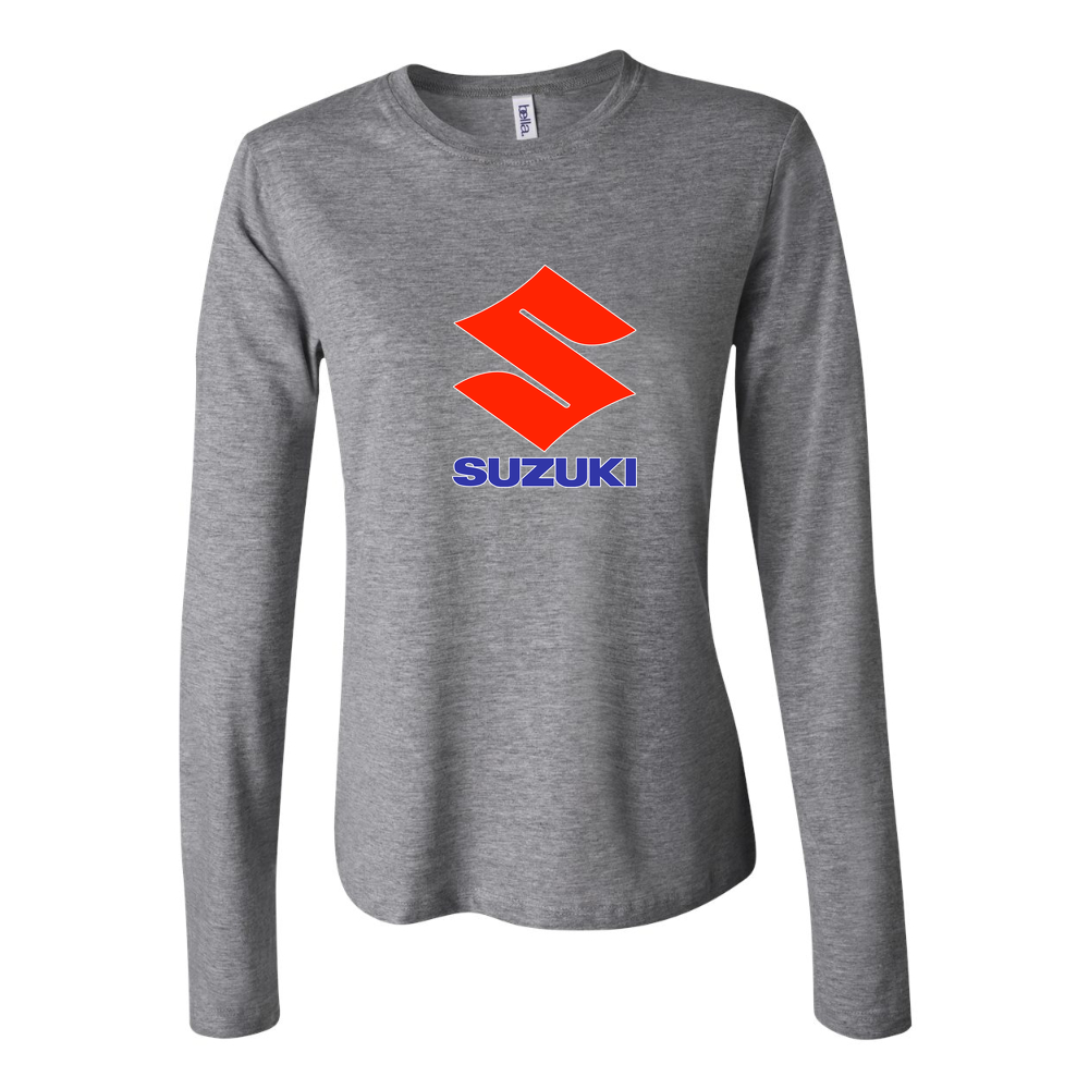 Women's Suzuki Long Sleeve T-Shirt - Gray