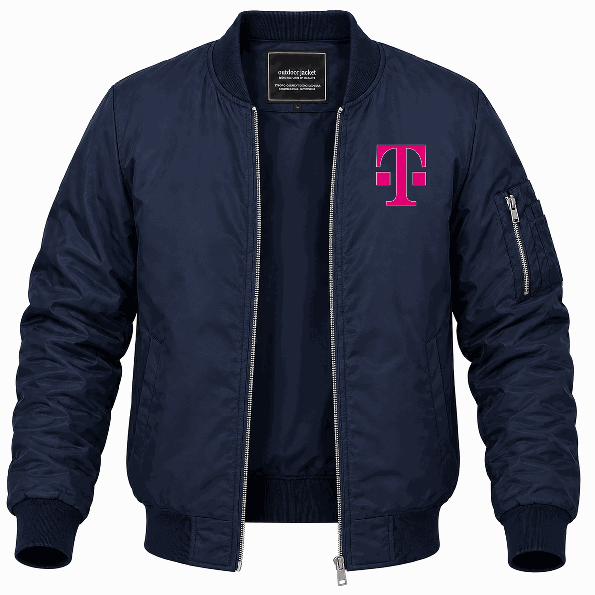 Men's T-Mobile Lightweight Bomber Jacket - Navy